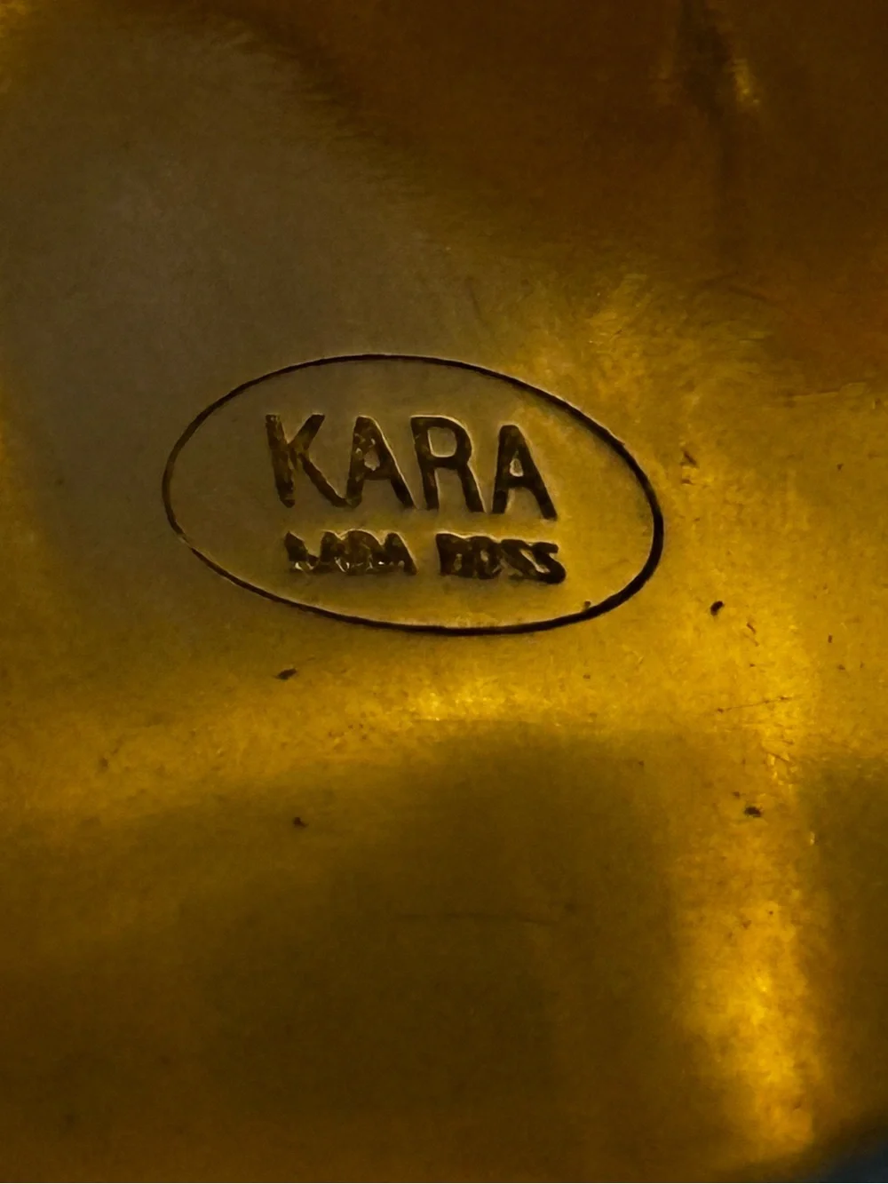 KARA by Kara Ross Gold-Tone & Black Pony Hair Cuff Bracelet